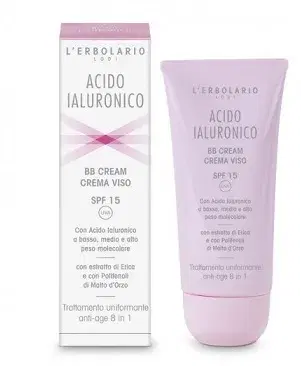 L'erbolario Acido Ialuronico Bb Cream Viso Spf15 Trattamento Antiage 50 ml