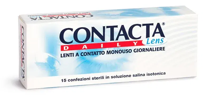 Contacta Daily Lens Lenti a Contatto Monouso per la Miopia Diottria -3,25 15 len
