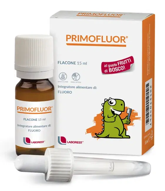 Primofluor Integratore Con Fluoro Per Bambini Per Il Benessere Dei Denti 15 ml