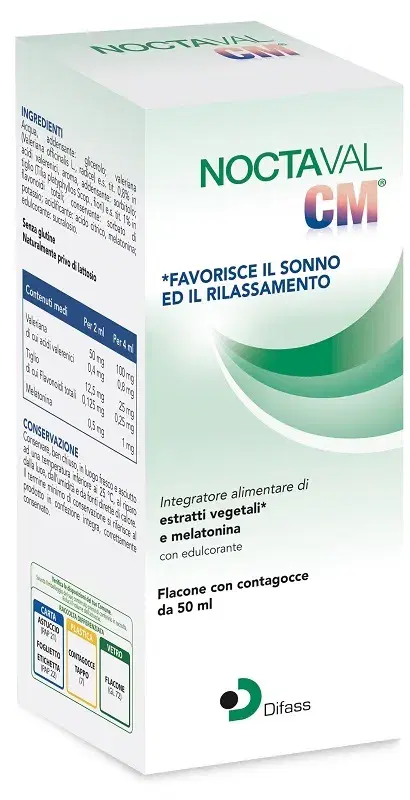 Biomedica Foscama Noctaval CM Integratore Sonno Gocce 60 ml