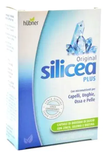 Silicea Plus Integratore per Capelli, Unghie, Ossa e Pelle 30 Capsule