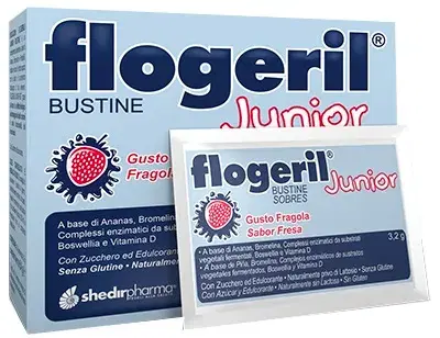 Shedir Pharma  Unipersonale Flogeril Junior Fragola 20 Bustine