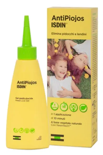 Isdin Antipiojos Gel Pediculicida Trattamento Contro Pidocchi e Lendini 100 ml