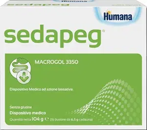 Humana Sedapeg Integratore Alimentare ad Azione Lassativa 16 Bustine