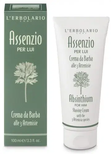 L'erbolario Assenzio Crema da Barba alle Tre Artemisie 100 ml