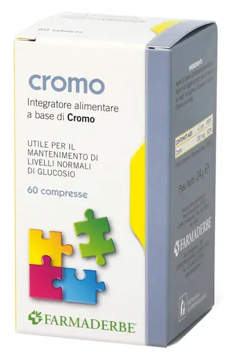 Cromo Integratore per il Metabolismo dei Carboidrati 60 Compresse