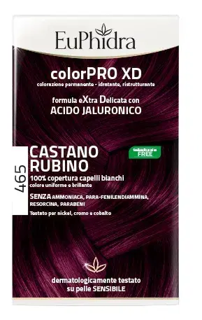 Euphidra ColorPRO XD Tintura Extra Delicata Colore Castano Rubino 465