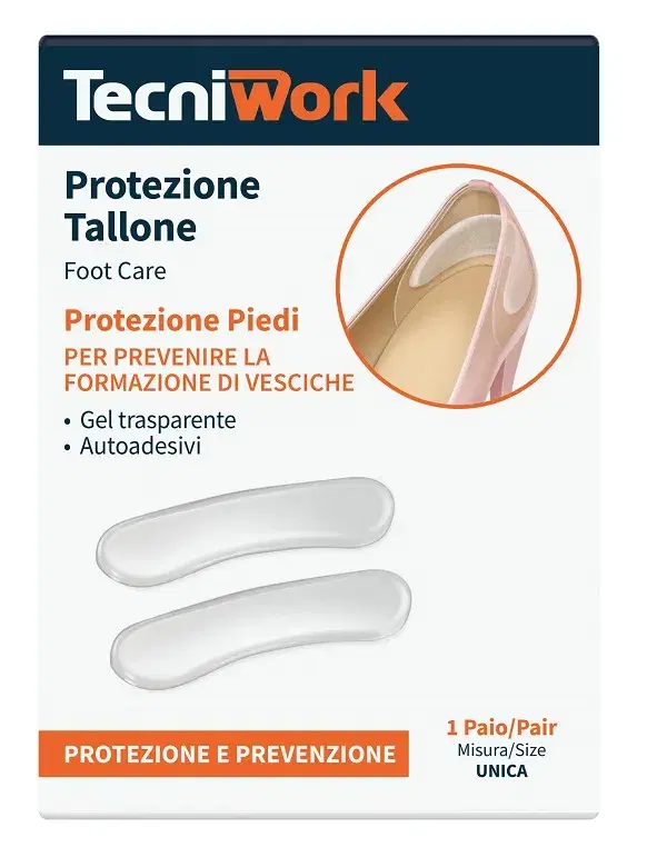 Tecniwork Night & Day Comfort Protezione Tallone In Gel Confezione 1 Paio