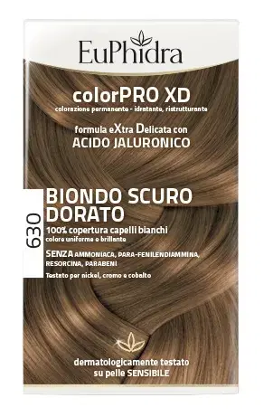 Euphidra ColorPRO XD 630 Biondo Scuro Dorato Tintura Extra Delicata