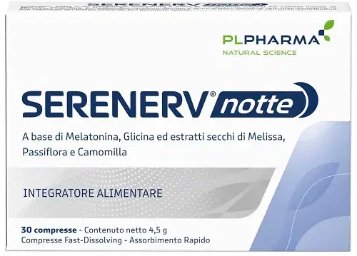 Pl Pharma Serenerv Notte 40 Compresse  4.5g