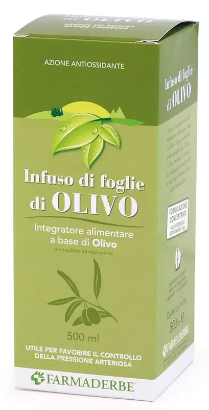 Farmaderbe Olivo Infuso di Foglie ad Azione Ipotensiva 500 ml