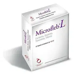 Microfleb L Integrare per Pesantezza e Gonfiore degli Arti Inferiori 10 fiale