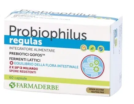 Farmaderbe Probiophilus Integratore Fermenti Lattici 60 Capsule