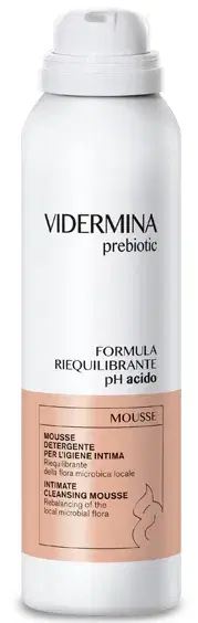 Vidermina Prebiotic Mousse Detergente Intima Riequilibrante 150 ml