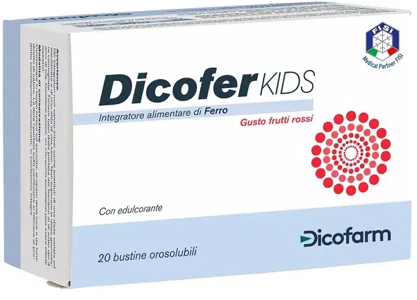Dicofarm Dicofer Kids 20 Bustine Orosolubili