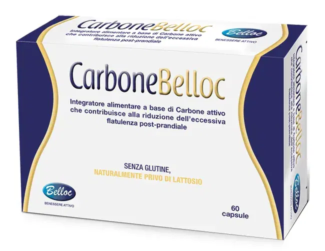 Carbone Belloc Integratore Gas Intestinale 40 Compresse