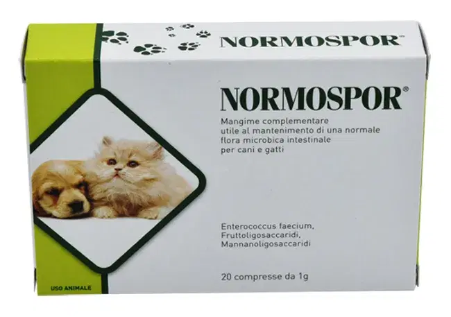 Ddf Normospor Integratore Intestinale Cani E Gatti 20 Compresse