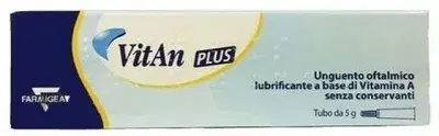 Vitan Plus Unguento Oftalmico Lubrificante per Idratare gli Occhi 5 g