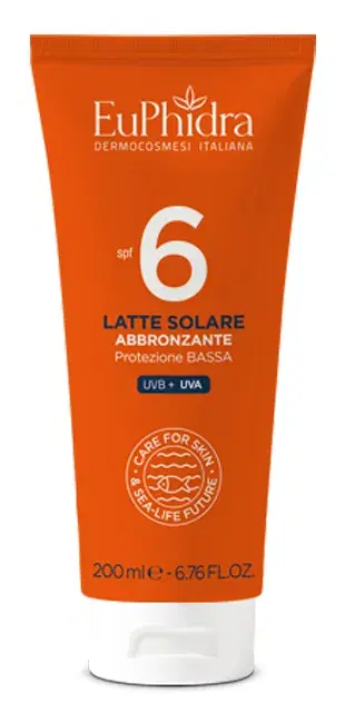 Euphidra Ka Latte Solare Abbronzante Protezione Bassa SPF6 200 ml