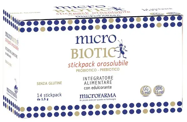 Microbiotic Stickpack Orosolubile 14 Bustine