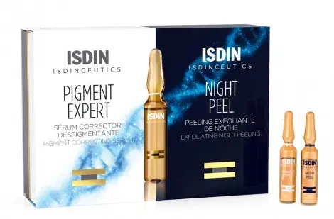 ISDIN Isdinceutics Routine Antimacchie Pigment Expert 10Fiale+Night Peel 10Fiale