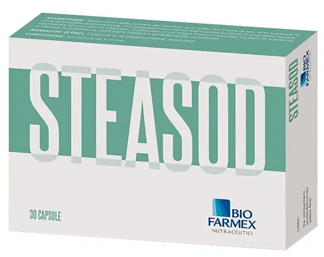 Steasod Int Integratore per Digestione 30 Compresse