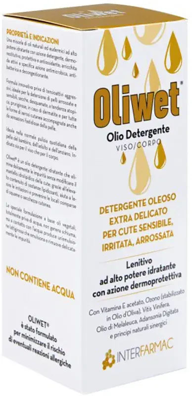 Oliwet Olio Detergente per Viso e Corpo 200ml