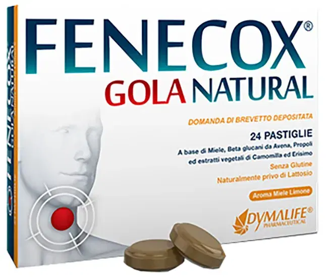 Fenecox Gola Natural Miele Limone 36 Pastiglie