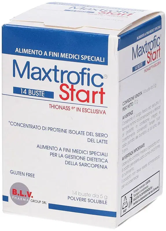 Maxtrofic Start Integratore per Energia e Vitalità 14 Bustine
