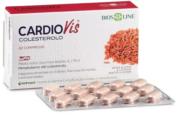 Cardiovis Colesterolo Integratore Per Il Controllo Del Colesterolo 60 Compresse