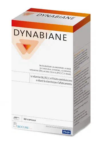 Dynabiane Integratore Multivitaminico per Energia e Vitalità 60 Capsule