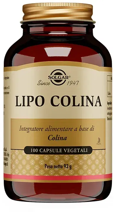 Solgar Lipo Colina 100 Capsule Vegetali