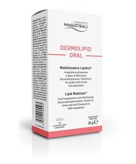 Dermolipid Oral Integratore Trattamento Adiposità Localizzate 30 Capsule
