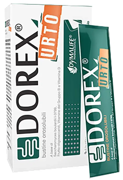 Dorex Urto Integratore per Supporto Immunitario 6 Bustine Orosolubili