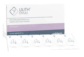 Lilith Ovuli Vaginali Per Alterazioni Distrofiche, Lesioni E Secchezza 6 Ovuli