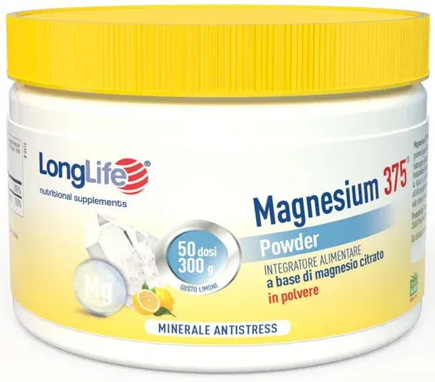 Longlife Magnesium 375 Integratore di Magnesio in Polvere