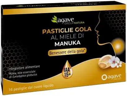 Pastiglie Per La Gola Al Miele Di Manuka IAA 15+ Lenitive E Protettive