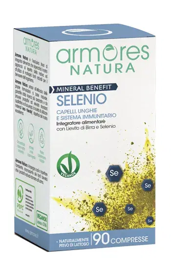 Armores Natura Mineral Benefit Selenio Integratore Alimentare 90 Compresse