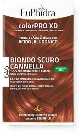 Euphidra ColorPRO XD 646 Biondo Scuro CannellaTintura Extra Delicata