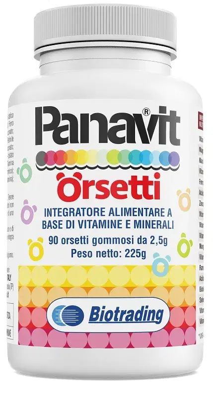 Panavit Orsetti Gommosi Multivitaminici Confezione 90 Pezzi