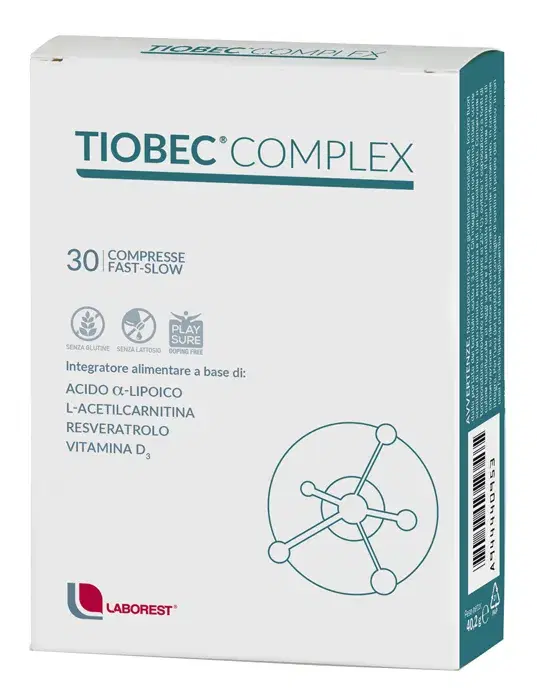 Tiobec Complex Integratore Antiossidante 30 Compresse Fast Slow