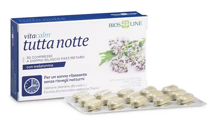 Bios Line Vitacalm Tutta Notte Mel 30cpr