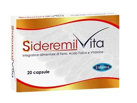 Enfarma Sideremil Vita Integratore per il Metabolismo del Ferro 30cps