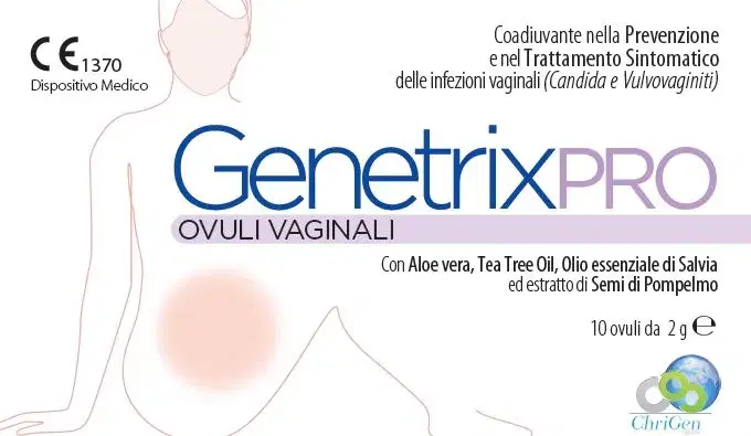 Genetrix Pro Ovuli Vaginali 10 Pezzi