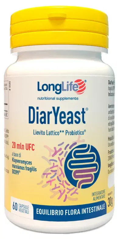 Longlife Diaryeast 60cps Veg
