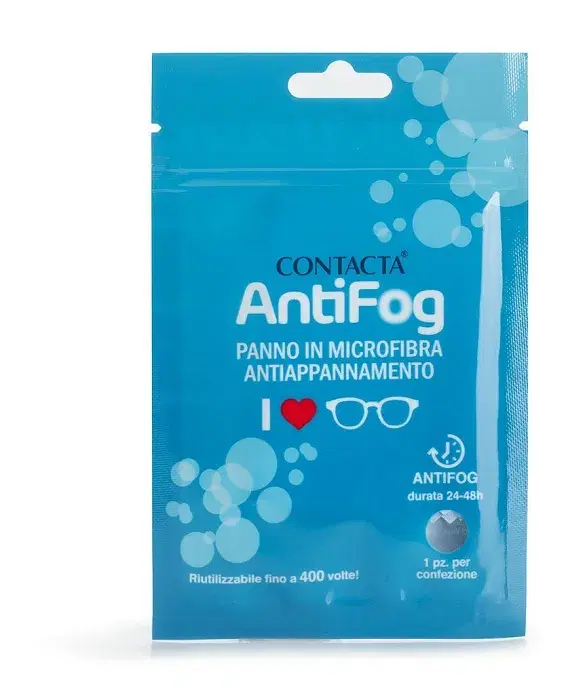 Contacta Panno Antifog in Microfibra per Occhiali Antiappannamento