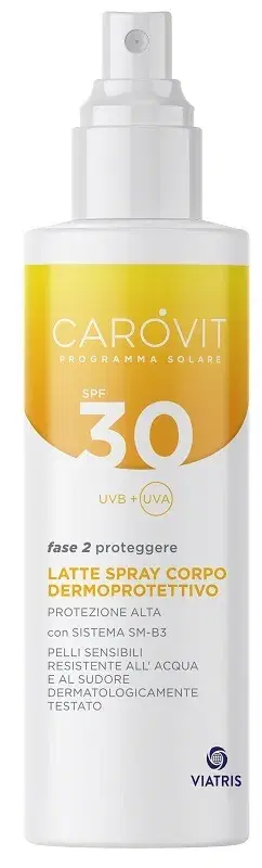Carovit Programma Solare Latte Corpo Spary SPF 30 200 ml