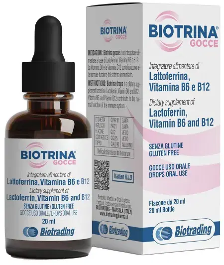 Biotrina Gocce Integratore Alimentare di Lattoferrina 20 ml