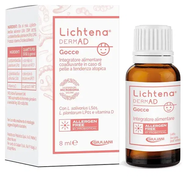 Lichtena DermAD Gocce Lenitive 8 ml
