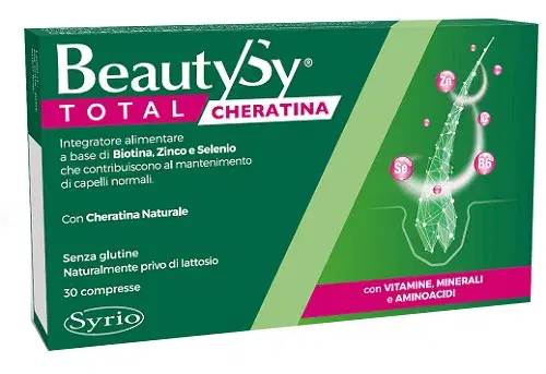 Beauty Sy Total Cheratina Integratore Per Capelli E Unghie 30 Compresse